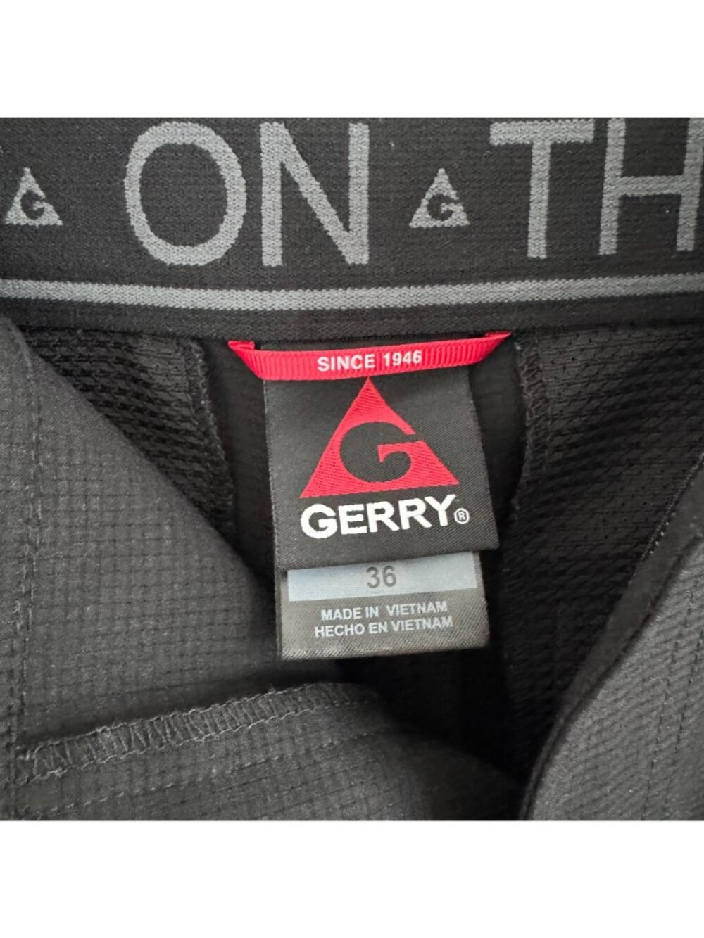 Gerry Mens Black Performance Shorts Size 36 - Picture 3 of 10